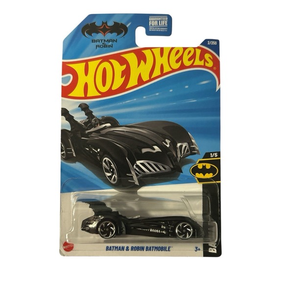 Other - 🔥Hot Wheels Batman & Robin Batmobile Car Blue Ver. 1/64 Diecast DC 54/250 - NEW